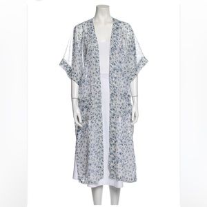 Floral Print Robe Rachel Zoe Women's One Size Short